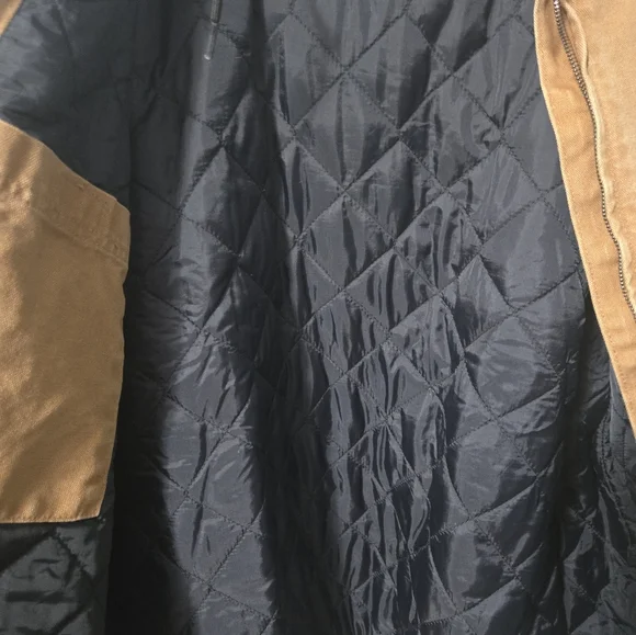 Carhartt Active Jac-Loose Fit Washed Duck Hooded Jacket Brown Womens XXL(20) - Picture 6 of 6